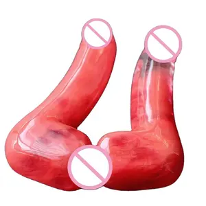 Dildo Wholesale Hot Sale Hand Carved Crystal Dildo Carving Realistic Crystal Penis In Different Colors Prices