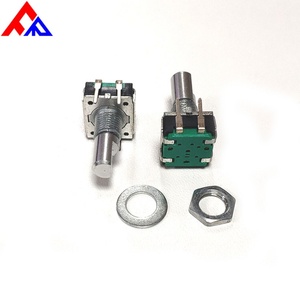 Encodeur numérique rotatif vertical EC12 avec poignée métallique, encodeur incrémental miniature PEC12 - Product Image 3