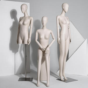 Mannequins féminins couleur peau demi-<span class=keywords><strong>mannequin</strong></span> pour femmes avec mains en bois pour le magasin - Product Image 4