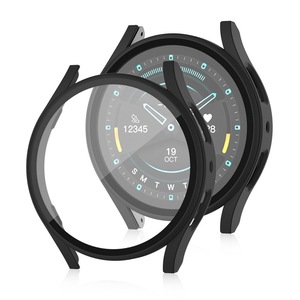 Nouveau style <span class=keywords><strong>2022</strong></span> boîtier + couvercle en verre pour Samsung <span class=keywords><strong>Galaxy</strong></span> <span class=keywords><strong>Watch</strong></span> <span class=keywords><strong>5</strong></span> 40mm 44mm PC boîtier de protection pare-chocs coque montre accessoires - Product Image 1