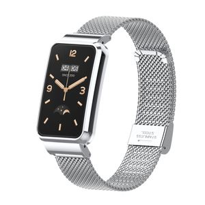 Correa de Metal de acero inoxidable para reloj Xiaomi <span class=keywords><strong>Mi</strong></span> <span class=keywords><strong>Band</strong></span> 7 <span class=keywords><strong>Pro</strong></span>, malla milanesa de alta calidad - Product Image 2