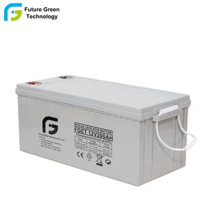 12V 200AH Sealed Lead Acid Storage Battery Free High Pure Lead 99.9994% Explosion-proof for Solar Energy Copper/lead 58.5kg