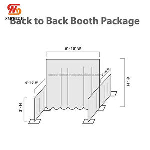 SMOOTH - Stands de Exhibición Ajustables de Aleación de Aluminio de Alta Calidad con Diseño Elegante para Bodas y Celebraciones, Diseño Personalizable - Product Image 2