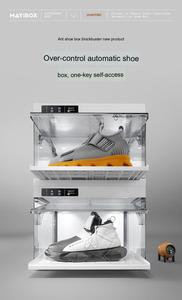 <span class=keywords><strong>Scarpiera</strong></span> Intelligente con Telecomando, Contenitori Impilabili per Sneaker, Organizzatore Trasparente per Scarpe con Luce LED - Product Image 6