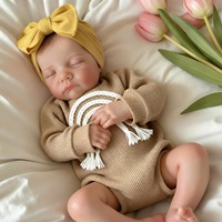 Poupée Reborn réaliste de 18 pouces en vinyle souple, jouet pour enfants, cadeau, vente en gros, personnalisable