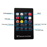 Kit d'éclairage décoratif LED RGB Idee Light pour l'éclairage ambiant intérieur de la voiture - 12V 18W certifié CE, câble de 8 m