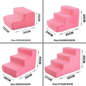 Huisdier Opritten 3 Treden Trappen Kat Hond Ladder Anti-Slip Verwijderbare Trap Voor Honden Huisdier Accessoires Speelgoed Hond Bed Trappen - Product Image 3