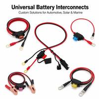 Kit Kabel Harness LED Otomotif dengan Konektor Daya SAE, Bahan Nilon Karet, Berperingkat IP67 untuk Pencahayaan Interior/Eksterior Mobil