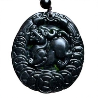 Kalung Liontin Buddha Motif Ular Custom Grosir, Liontin Naga Kirin Bermerek untuk Pria, Tanpa Material, Penjualan Langsung