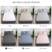 Ensemble de literie de luxe respirant et doux de qualité supérieure, ensemble de draps 4 pièces pour hôtel