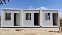 Casa Contenedor Prefabricada de 20 pies para Dormitorio de Trabajadores, con Escaleras Exteriores, para Campamentos Mineros y Viviendas de Trabajo