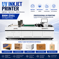 Nouvelle machine d'impression jet d'encre UV haute vitesse, performance stable, pour l'industrie de l'emballage (cartons, plastique, verre), OEM, garantie 1 an