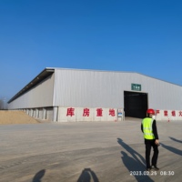 Structure métallique en acier bâtiment préfabriqué poulailler ferme d'élevage de poulets caw acier usine de lait