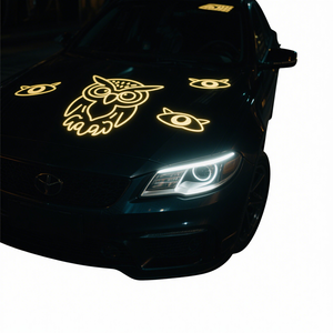 Hot Selling Custom PVC Vehicle Sticker Magnetic Reflective <b>Car</b> <b>Decals</b> Magnet Sign Bumper Sticker - Product Image 6