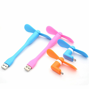 Promotion Gift Customize Logo USB Fan Portable Mini Fan Laptop Power Bank Mobile Small Fan