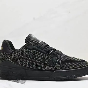 Chaussures de créateur de luxe personnalisées, style décontracté avec diamants, design identique, confortables, pour la course et le style urbain tendance - Product Image 3