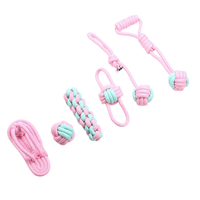 Jouets à mâcher en corde de coton écologiques MK, très demandés, durables, interactifs, de luxe, pour l'entraînement quotidien des chiens et des chats, indestructibles et mignons