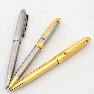 Stylo à bille personnalisé avec logo, matériau brut, impression personnalisée, meilleur stylo doré - Product Image 1