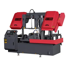 Fully Automatic CNC Metal Cutting Band Saw Machine With Automatic Speedadjust Sawing Machine