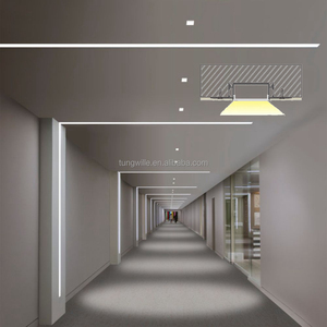 Profilo LED in Gesso da Incasso - 88*18MM Striscia Luminosa in Alluminio Personalizzata per Soffitto e Parete - Product Image 2