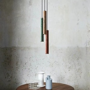 Rétro Led Pendentif Lumière Décoration de La Maison Tube <span class=keywords><strong>Béton</strong></span> Lampe Restaurant Bars Ciment Lustre Unique Cuisine Suspendue - Product Image 5