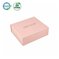 Boîte en carton magnétique pliable rose personnalisée de qualité supérieure, emballage plat pour soins de la peau, cosmétiques, soins de beauté, boîte cadeau