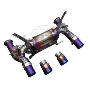 Système d'échappement avec silencieux Catback en alliage de titane, convertisseur catalytique, tuyau de descente, finition bleu brûlé pour Lamborghini LP700 - Product Image 2