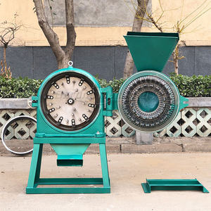 Commercial Large Maize Breeding Feed Grinder 220v with Gear Core Components Self-suction Fan Grain Grinder Rice <b>Mill</b> Cheap Price - Product Image 1