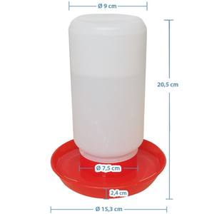 Comederos para Codornices en Nueva Condición, Bebedero para Aves de Corral, Alimentador de Aves de Corral - Product Image 4