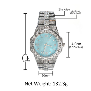 <span class=keywords><strong>Orologio</strong></span> al Quarzo Unisex Vintage Hip-Hop di Alta Qualità, Impermeabile 30MM, Quadrante con Numeri Romani, Blu e <span class=keywords><strong>Rosa</strong></span> - Product Image 6