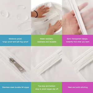 Платье пылезащитный чехол для одежды упаковка платье хлопок свадебное платье сумка для одежды - Product Image 3