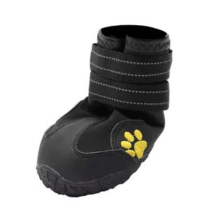 Dog Boots Waterproof Dog Shoes With Reflective Rugged Sole And Skid-Proof Outdoor Large Dog Shoes