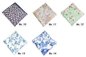 Nuovo Fazzoletto da Taschino per Uomo e Donna, Fazzoletto Floreale Stampato per Matrimoni e Feste, Asciugamano Elegante - Product Image 4