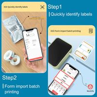 Imprimante d'étiquettes Marklife P15 sans fil, mini imprimante d'étiquettes de poche pour smartphone, imprimante thermique directe pour la maison, le bureau et l'école