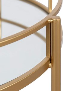 Chariot de Bar en métal et en verre à roulettes, finition or, nouveau Design moderne, hôtel avec roulettes, meubles de maison, - Product Image 2