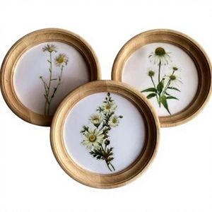Handmade Wooden Round Photo <b>Frame</b> Natural <b>Wood</b> Decorative <b>Picture</b> <b>Frame</b> for Home Wall Office Tabletop Wholesale - Product Image 1