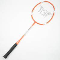 Jeu de badminton personnalisé en vente directe en usine Raquette de badminton en acier bon marché en gros