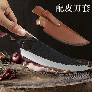 Cuchillo para deshuesar forjado a mano, cuchillo profesional para cortar carne, cuchillo para matanza de animales, cuchillo de carnicero, cuchillo para deshuesar, cuchillo de corte - Product Image 2