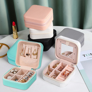 Jewelry Gift <b>Box</b> Organizer Large Jewelry <b>Box</b> Custom Logo Packaging High Capacity Casket <b>Makeup</b> Storage <b>Makeup</b> Beauty - Product Image 2