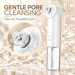 Hydro <b>Bubble</b> Facial Cleanser Electric Blackhead Remover Vacuum Pore <b>Cleaner</b> Hand Held Face and Nose Care - Product Image 3