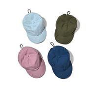 Casquette de baseball à séchage rapide Soft Top Casquette de baseball légère à protection UV avec ficelle réglable pour les sports de plein air