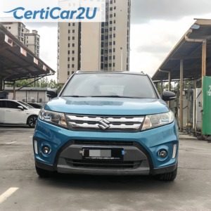 Suzuki <span class=keywords><strong>Vitara</strong></span> 1.4T Turbo 4x4 <span class=keywords><strong>SUV</strong></span> 2016, Conduite à Gauche, Dark R15 Flagship Torque 6AT, Levier de Vitesse Paddle, Sièges en Cuir, Toit Ouvrant - Product Image 1