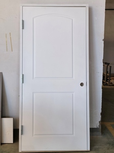 Puerta Interior Moderna de 2 Paneles, Tipo Sanker, Núcleo Hueco, Madera Blanca Preimpregnada para América del Norte - Product Image 3