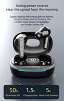 Nouveaux écouteurs sans fil TWS Plus 70 avec LED, étanches IPX-4, mains libres, son stéréo 9D, pour le sport et le gaming, avec fonction Power Bank