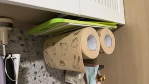 Braune Recycelte 2-lagige Papierhandtuchrollen 200M 16 Doppelrollen 20,8 Familien-Regulärhandtuch mit 2 Schichten 180g Gewicht - Product Image 2