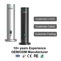 Diffuseur d'huiles essentielles sans eau en aluminium, 120 ml, alimenté par USB, silencieux, pour usage domestique et hôtelier, avec contrôle par application et minuterie, directement de l'usine