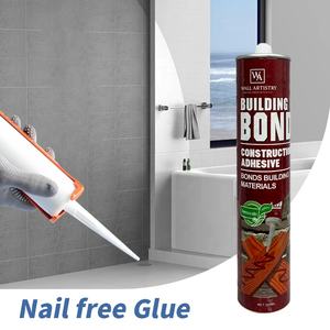 Adhésif silicone transparent beige résistant aux intempéries sans clou pour panneaux muraux, bois, métal, verre, <span class=keywords><strong>carrelage</strong></span>, construction, menuiserie, emballage - Product Image 2