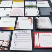 Blocs-notes adhésifs personnalisés 3x3 mini découpés sur mesure pour hôtel, blocs mémo, notes autocollantes personnalisées 4x6