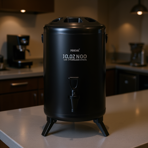 JQ.OZ NOO Dispensador de Bebidas Térmico de Acero Inoxidable Aislado de 10L, Dispensador de Bebidas Térmico Negro para Uso en Frío y Caliente - Product Image 2