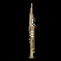 Woodwind Instrument Factory Wholesale Bb Tone Lowest Price Professional One Piece soprano Saxophone